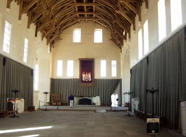 INTERIOR OF THE GREAT HALL